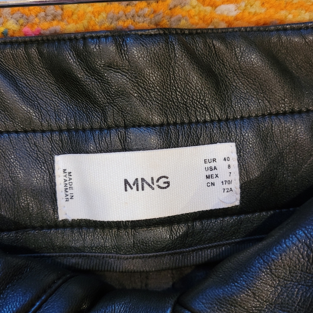 High Waisted Faux Leather Pants - Picture 3 of 10